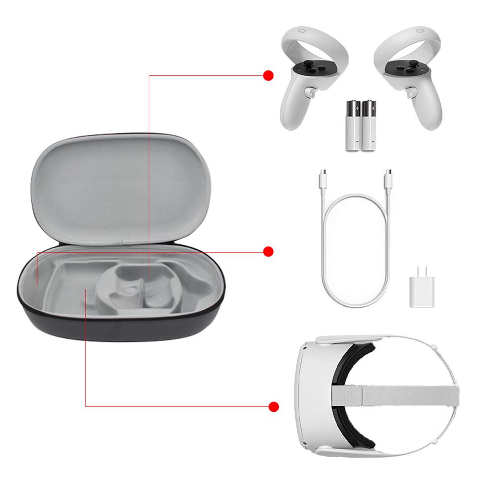 Vr Accessoires Voor Oculus Quest 2 Vr Headset Reizen Draagtas Harde Eva Opbergdoos Tas Voor Oculus Quest2 Beschermende pouch