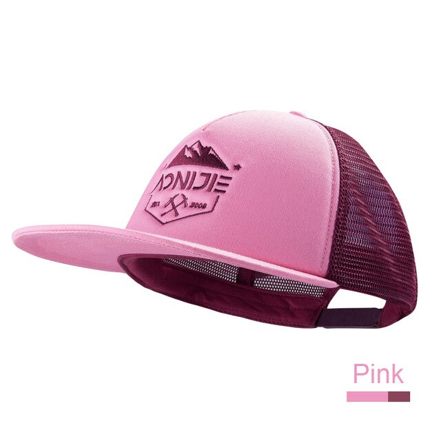 AONIJIE-gorra de béisbol de protección solar para exteriores, sombrero deportivo de secado rápido, ultraligero, transpirable, de bajo perfil, para hombres y mujeres: Rosa
