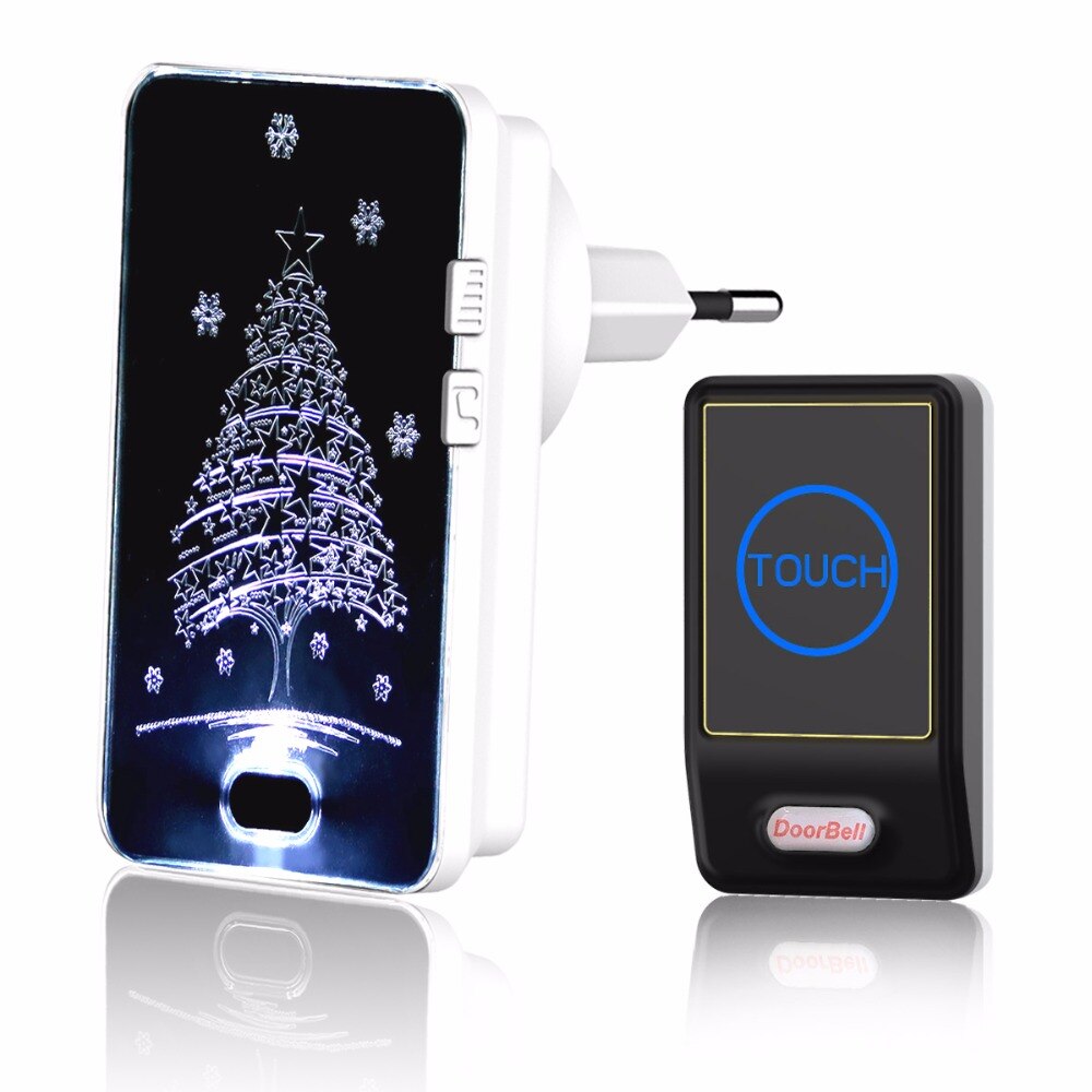 free Waterproof 28 Songs Wireless Remote Control Outdoor Transmitter 1 Indoor Receiver Door Bell Doorbells