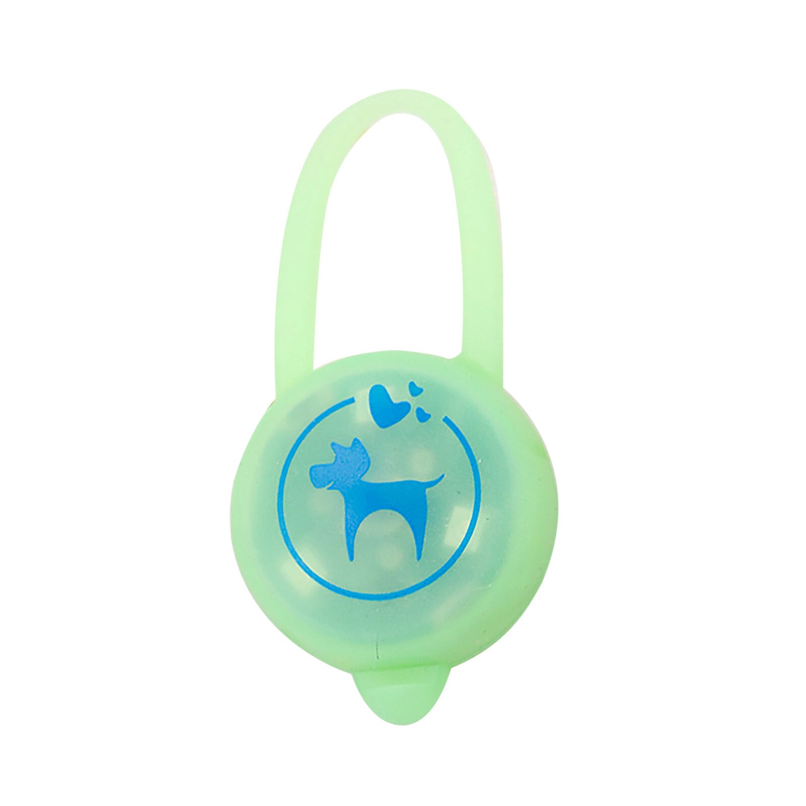Collar de silicona para perro, luz Led nocturna, resistente al agua, arnés estroboscópico de seguridad para mascotas, luces para caminar: GN