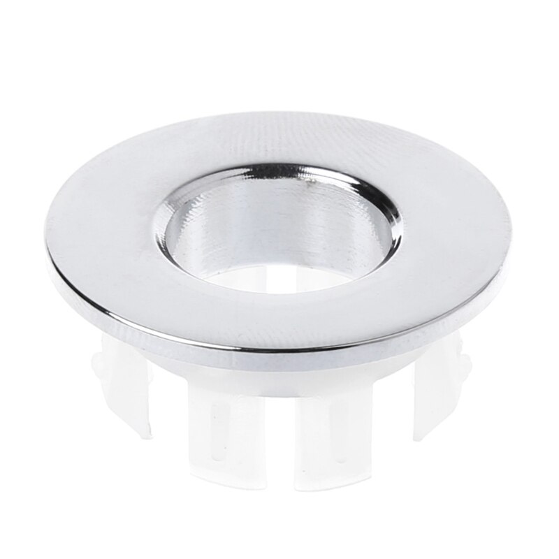 Bathroom Basin faucet Sink Overflow Cover Brass Six-foot Ring Insert Replacement: D