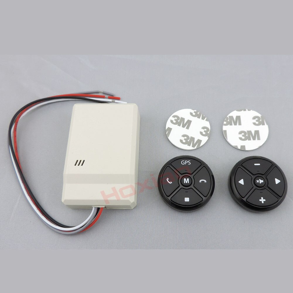 Universal Wireless Car Radio Multimedia Steering Wheel Controller Remote Stereo DVD Navigation Night Vision Light Button