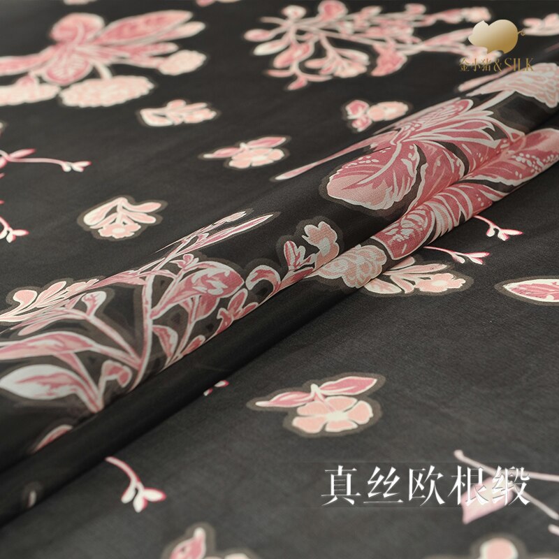 Tissu en soie de mûrier biologique naturelle, lisse et délicat, pour robe de chemise, vêtements pour femmes, tissu au mètre, Express, couture