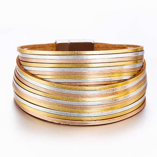 Lanterna pulseiras multicoloridas de couro, pulseiras femininas clássicas, multicamadas, amuleto, joias para presente: 3