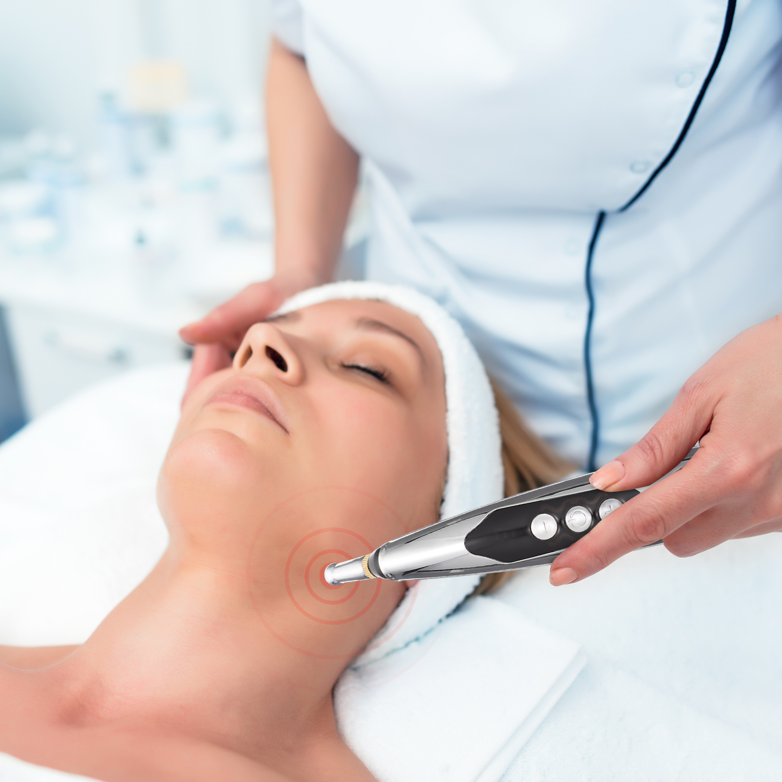 1 Set Electric Pen Device Handheld Pen with Replaceable Head