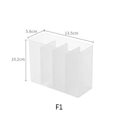 SUNEE Plastic Make Organizer Make Storage Box Cosmetische Lade Organizer Jewerly Container Nagellak Organizer: F1