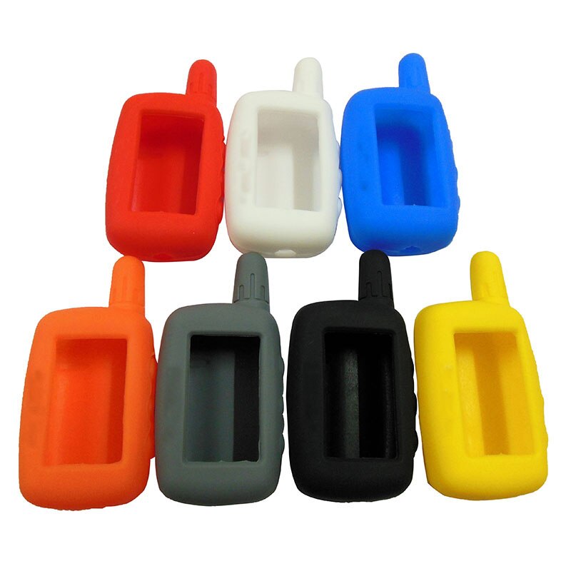 Siliconen Sleutel Case voor Starline A6 A9 A8 A4 Twee Manier Auto Alarm LCD Afstandsbediening sleutelhanger Cover
