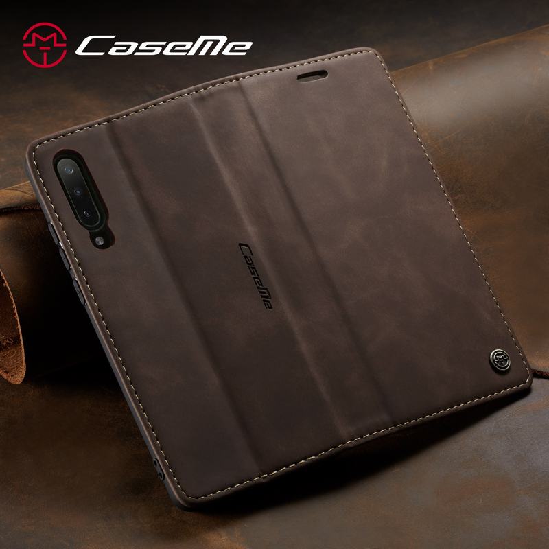 Luxe Magnetische Flip Leather Case Voor Samsung A50 EEN 50 Gevallen Cover Wallet Card Slots Bedrijf Vintage Boek Voor galaxy A50