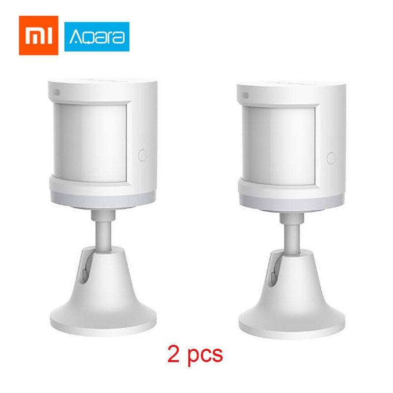 Original Xiaomi Aqara Human Body Sensor Smart Body Movement Motion Sensor ZigBee Connection Mi Home App via Android IOS Motion: 2pcs body sensor