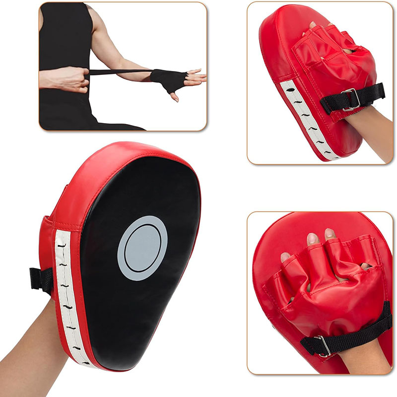 3-in-1 bokshandschoenen en bokshandschoenen set voor kinderen bokshandschoenen focuspads met handwikkels kinderboksuitrusting set voor MMA