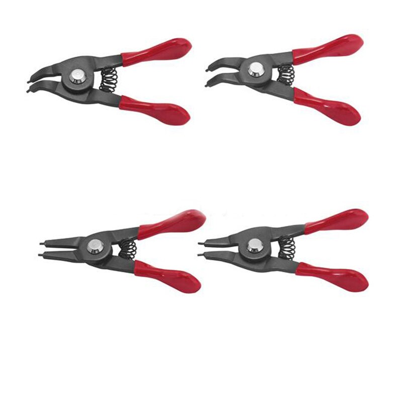 4 Pc Mini Circlip Snap Ring Pliers Set Ext Int Tool Automotive Repair Engine