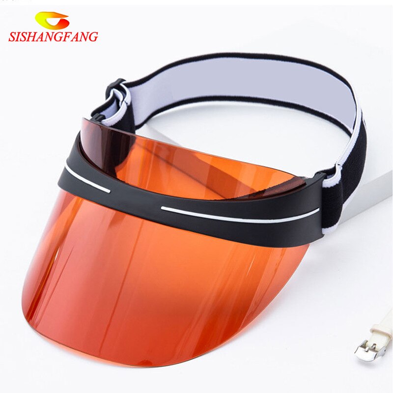 D Home Sun Hat Pc Empty Top Hat Sun Visors for Women Jockey Men Sun Hat Anti-uv Outdoor Sports Hat Front and Back Logo: Silver
