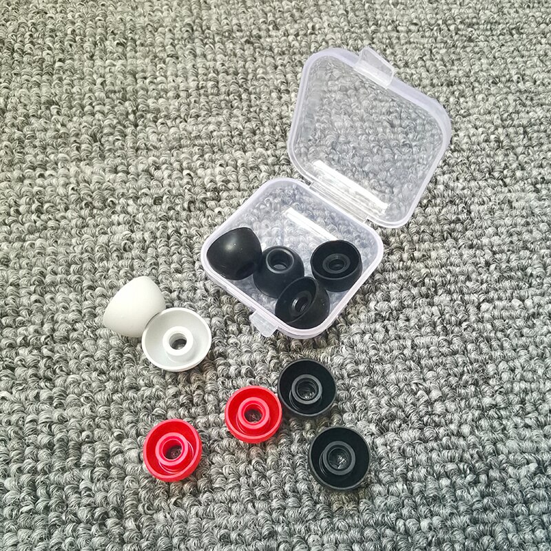 In-ear-öronsnäckor för beats studio buds hörlurar silikonfodral skydd lock byte av tips öronsnäckor öronsnäckor öronkuddar kudde 3 par