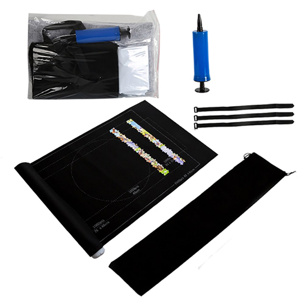 24*46 inch Jigsaw Puzzle Storage Mat Roll Up Puzzle Roll Felt For Up To 1500pcs Puzzle Travel Storage Bag Accessories: A