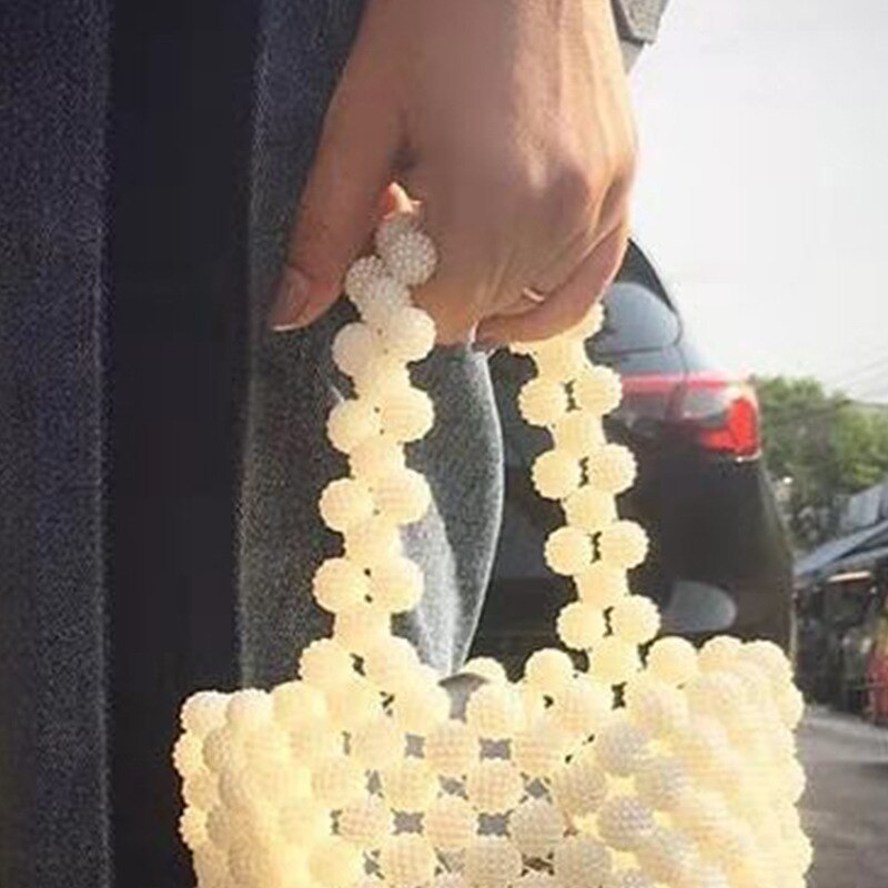 Perle Perlen Frauen's Handtaschen Luxus handgefertigt Perlen Crossbody Taschen Pro Frauen Party Abend Taschen Damen Geldbörsen