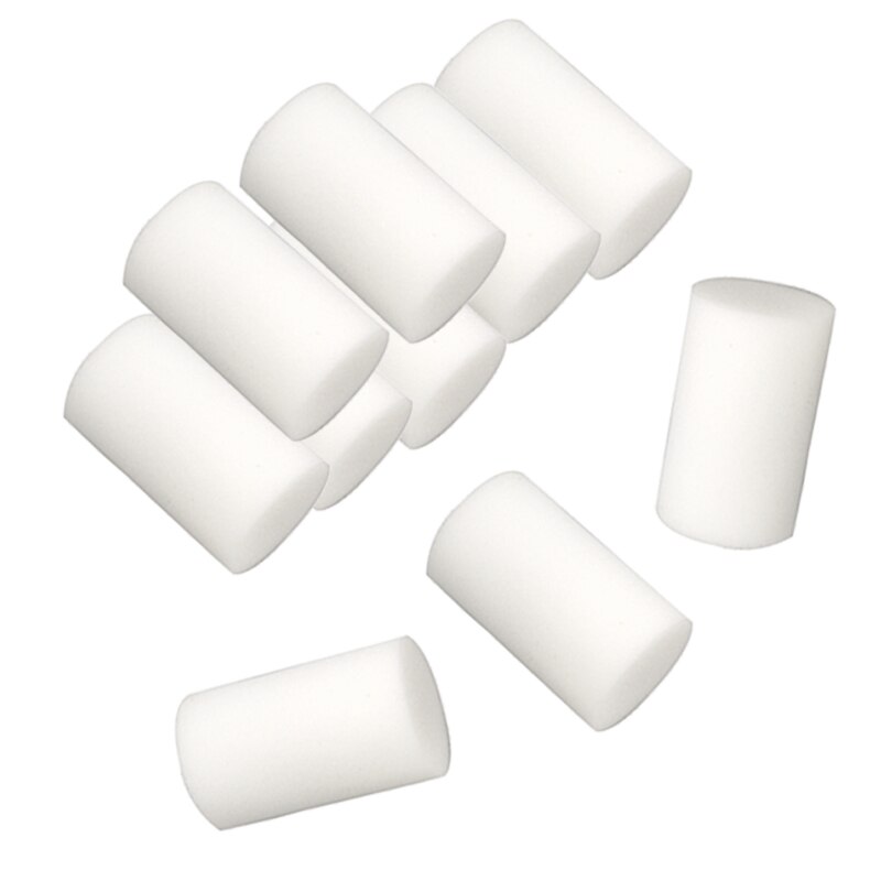 10-Pack 6Cm Verf Roller Foam Covers Vullingen Vervanging Wit Glad & Platte