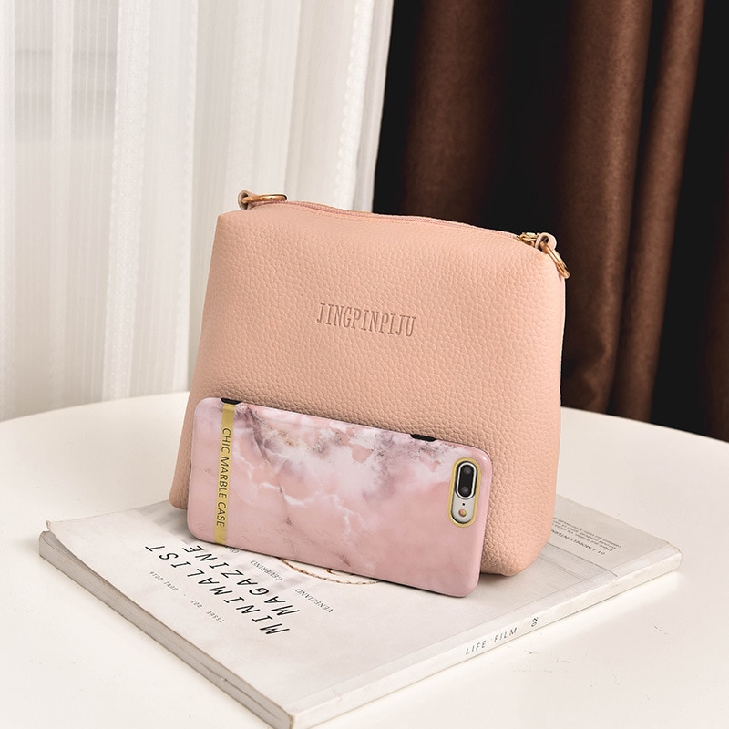 4 stk/sæt dametasker med kvast 5 farve dame crossbody tasker til rejser kvindelige skuldertasker bolso muje