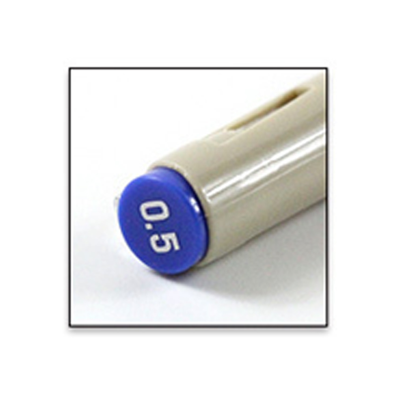 1pcs Colors Micron Line Fineliner Drawing Pen Set 05mm Fine Point Pen Waterproof Technical Pens Markers Sketching Artist Manga: Blue
