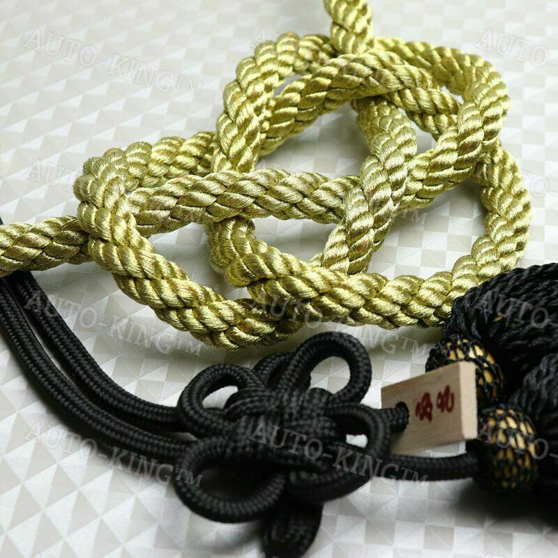 VIP Style Charm Junction Produce JDM Fusa White Kiku JP Knot Kin Tsuna Rope