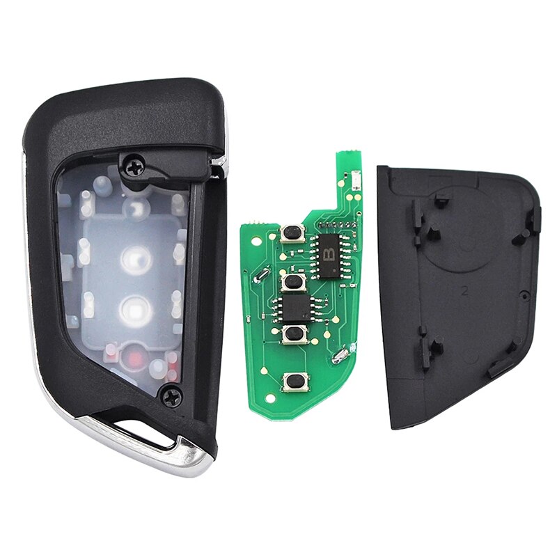 KEYECU 5 Pieces/ Lot, KEYDIY B Series B21-4 Universal KD Remote Control Key - 4 Buttons - for KD900 KD900+ URG200 KD-X2 Mini KD