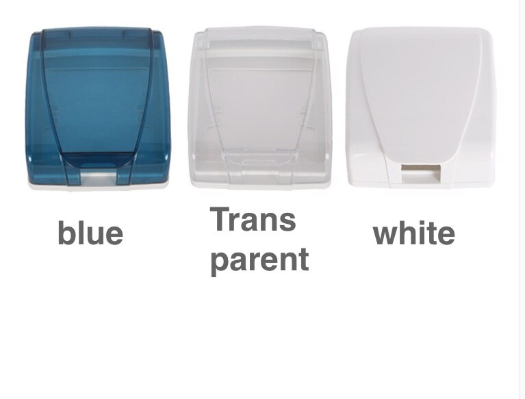 Type 86 switch waterproof box waterproof socket bathroom switch socket waterproof switch switch: white