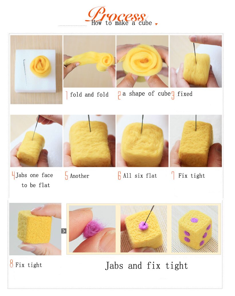 Fieltro artesanal sin terminar perro Silly Felting Poked artesanía de lana fieltro Poked Set DIY perros fieltro para Material de aguja