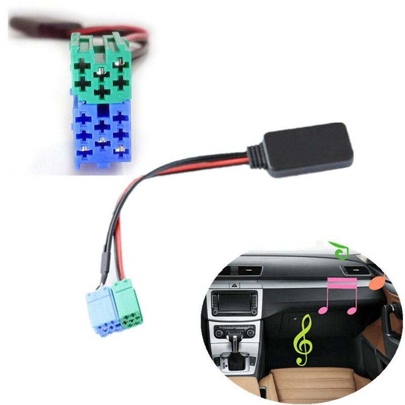 Car Bluetooth Audio Adapter Interface MINI ISO 6Pin&amp;8Pin for Renault 2005 Models Stereo CD Host