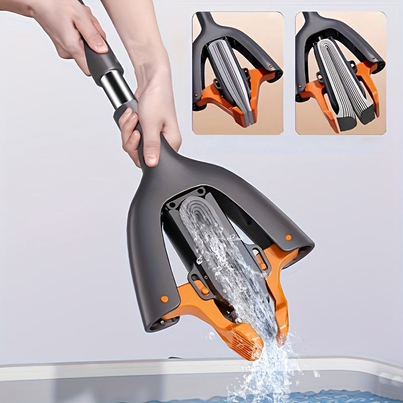 Untior mini svampmopp skrivbord självpressande stark absorberande rengöringsmedel handfri borste för hemmakök badrum rengöringsmedel