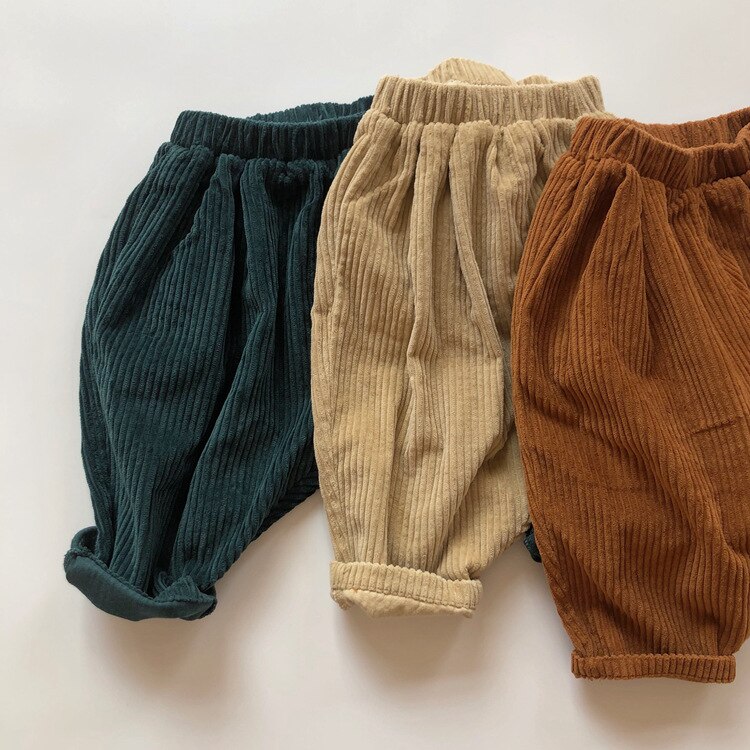 Ins Mode Kinderen Broek Herfst Winter Jongens Kinderen Corduroy Broek Gebreide Broek Kinderen Kleding