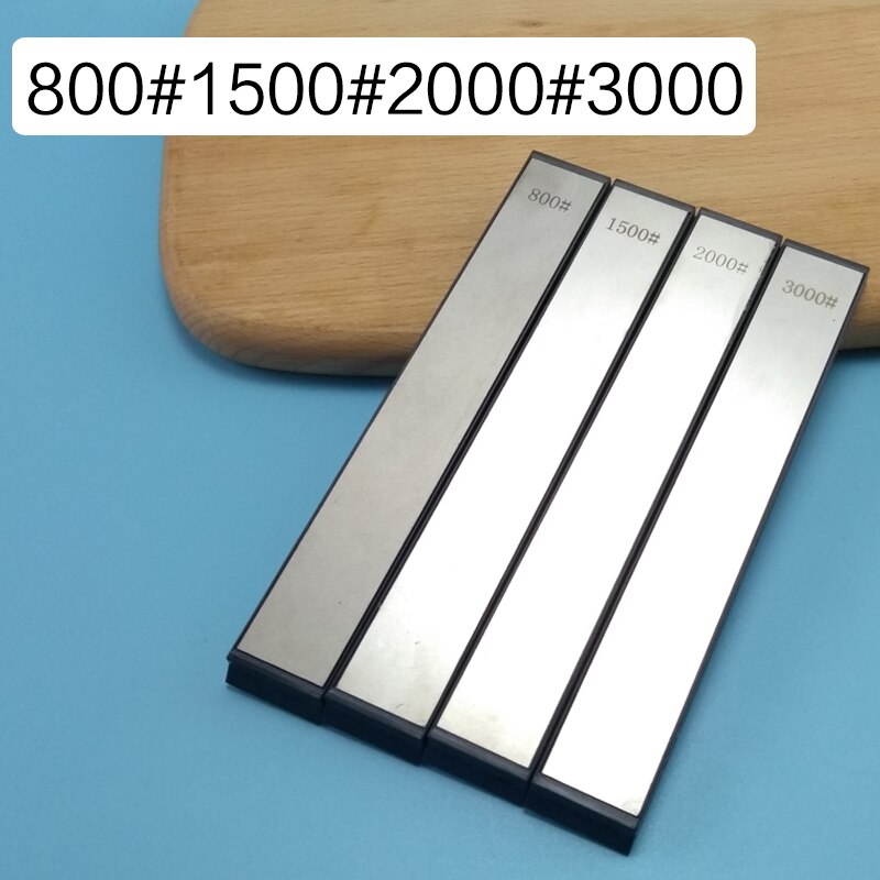 Empfehlen 200 Streugut Diamant Schärfen Stein Spitzer schleifen Profi Klinge werkzeug küche Messer Küche Schere messer spitzer: 4 Steine-B