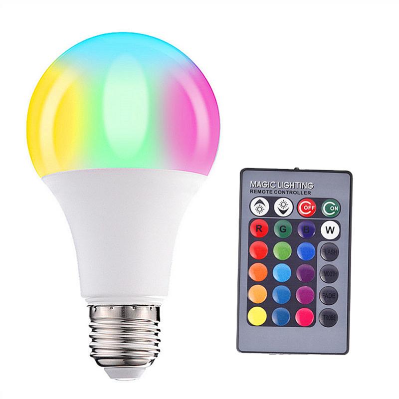 15W Bluetooth Smart Lamp Led 5W 10W Rgb Magic Lamp E27 Kleur Verandering Gloeilamp Smart Home verlichting Compatibel Ios/Android