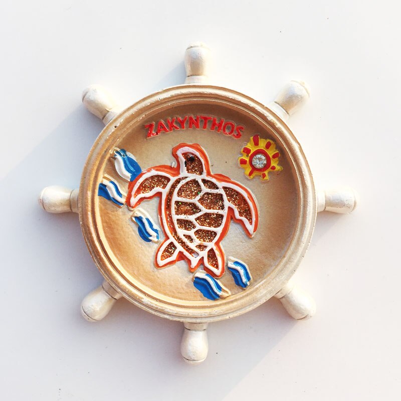 World Cultural Landscape Fridge Magnet Souvenir Zakynthos Decor