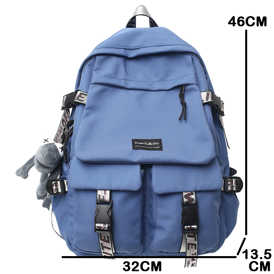 Backpack Purse Nylon Bagpack Large Capacity Rucksuck for Teenager Men School Book Bag Outdoor Travel Couple Back Pack