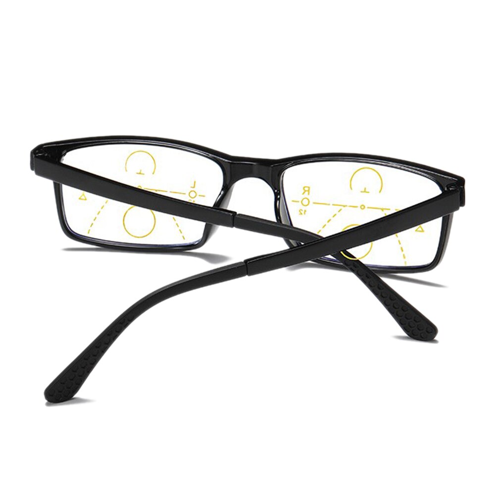 Progressieve leesbril multifocale bifocale heren dames anti-blauw rey vergrotende presbyope bril zwart gafas