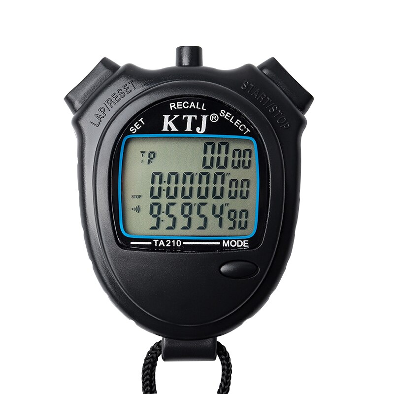 Electronic Stopwatch Timer Student Training Fitness Competition Dedicated Running Sports Stopwatch Cronômetro: TA-210