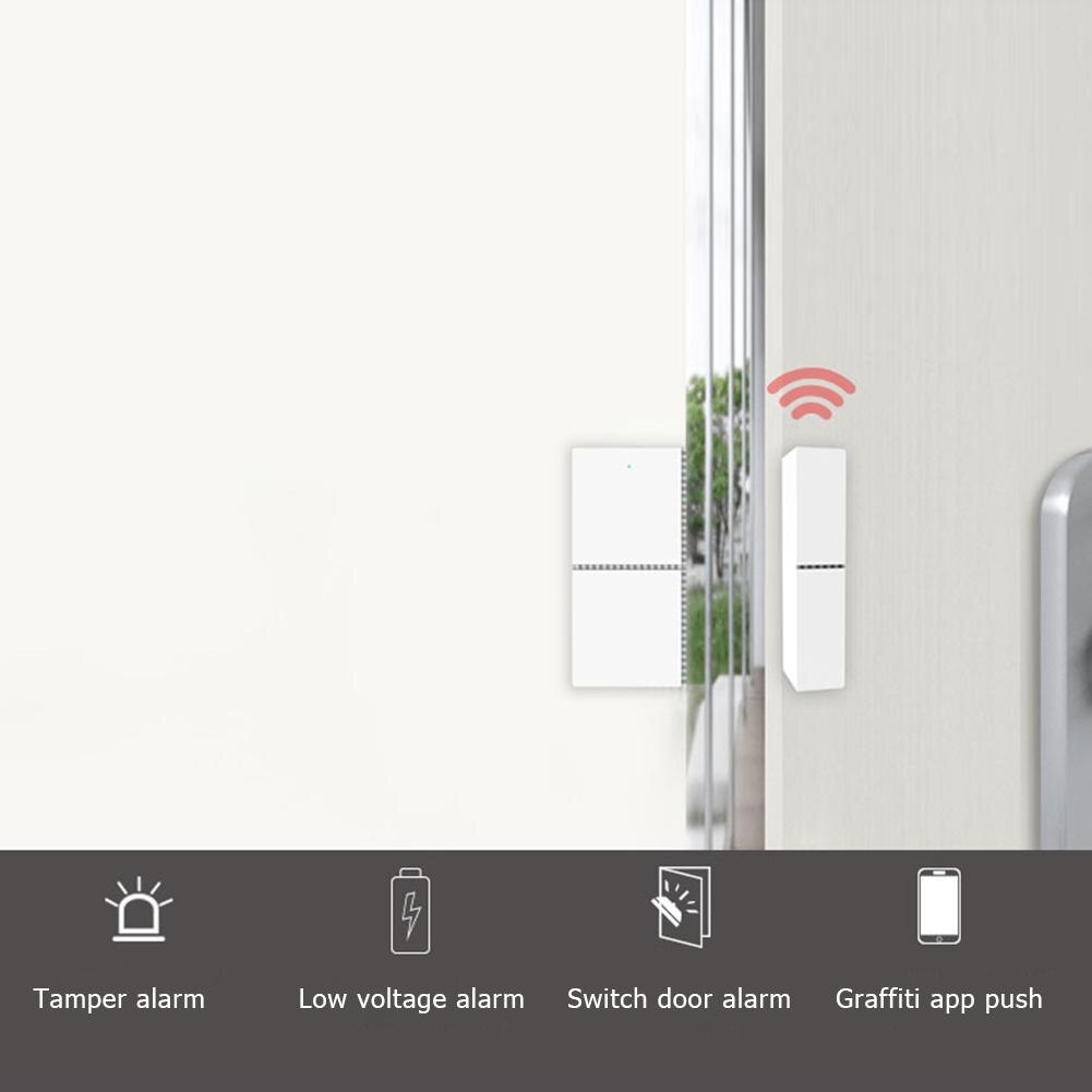 Smart Alarm WiFi System Magnetic Sensor Remote Control APP-Control Supporting Intelligent Distribution Network Burglar Alarm