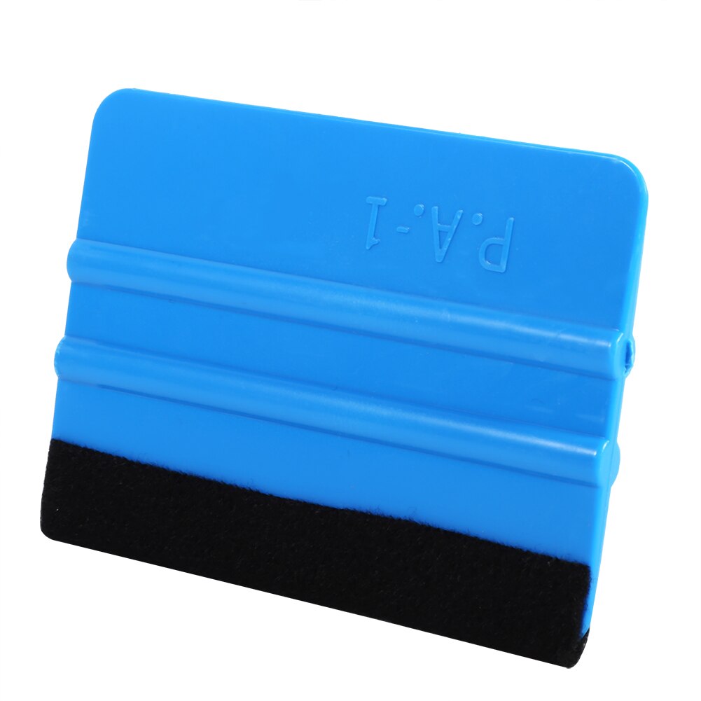 Vinyl Safety Cutter & Felt Edge Squeegee Scraper Kit Vehicle Car Wrapping Tools Blue Squeegee Orange Vinyl Cutter