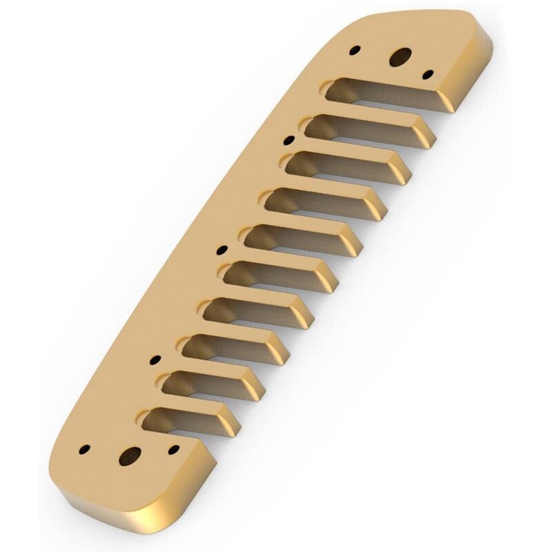 Aluminum Alloy Harmonica Blues Comb, Blues Comb Harmonica Part for Hohner Golden Melody