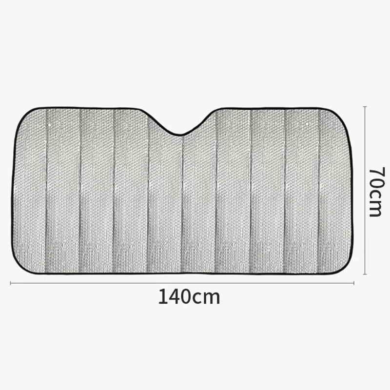 Auto Zonneschermen Cover Anti-Uv Bescherming Autoruit Zonneschermen Opvouwbare Outdoor Voorruit Zonnescherm Auto Exterieur Accessoires: Donkergrijs