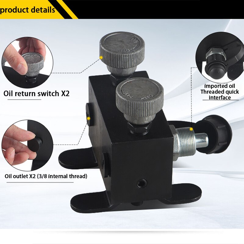 One-to-two Oil Circuit Distributor Electric High Pressure Hydraulic Solenoid Valve Tool Valve Distributor Two-way Equipment CH