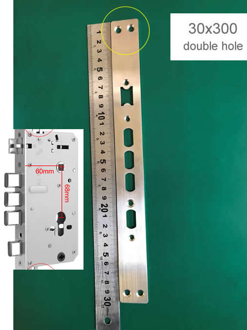 Serrure d'empreintes digitales, corps de serrure d'équipement dédié, structure d'engrenage interne, anti-coincement pour serrure intelligente, rembourrage 6068 pour différentes tailles de panneaux: Vert foncé / other