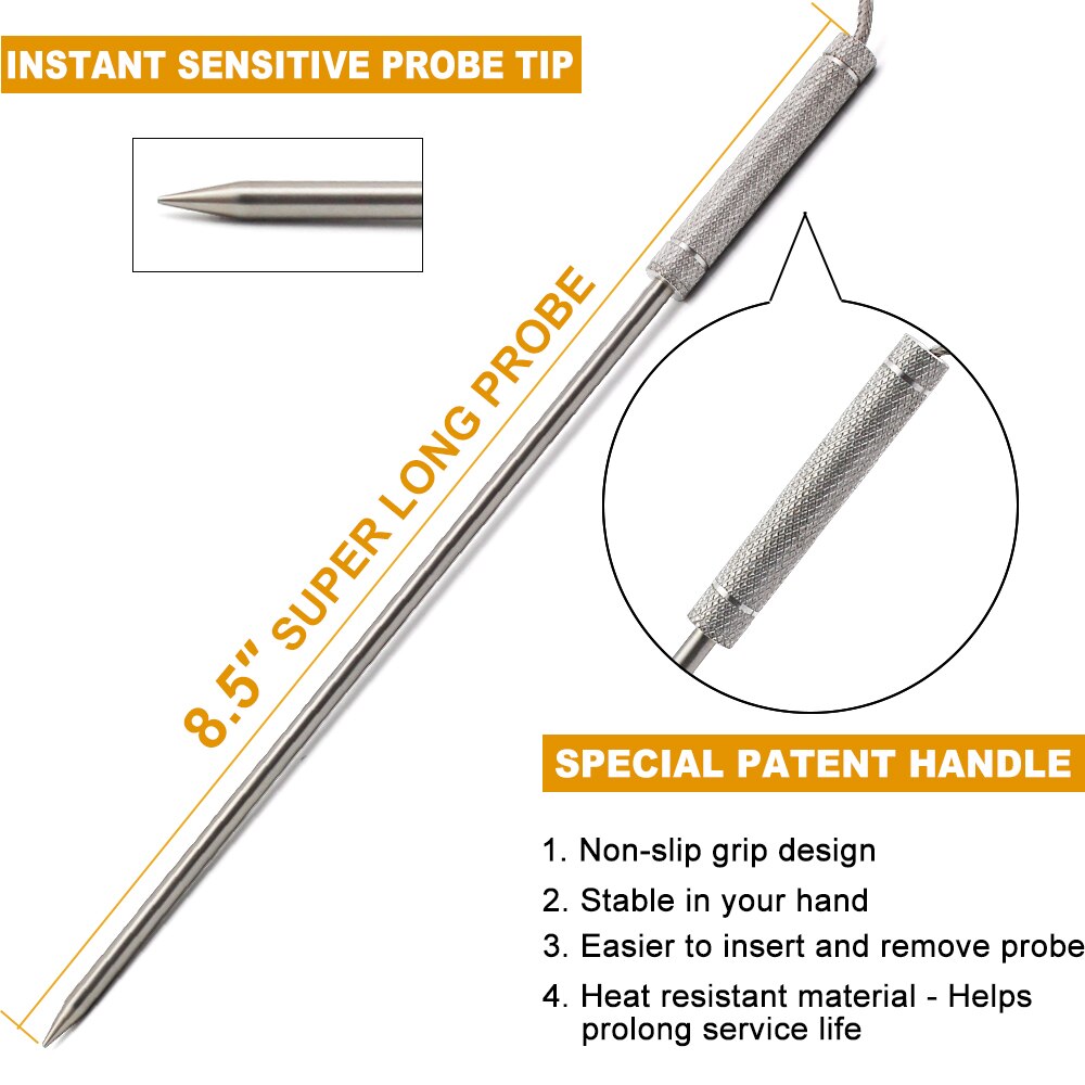 Thermopro TP17 TP08C TP20C extra probe