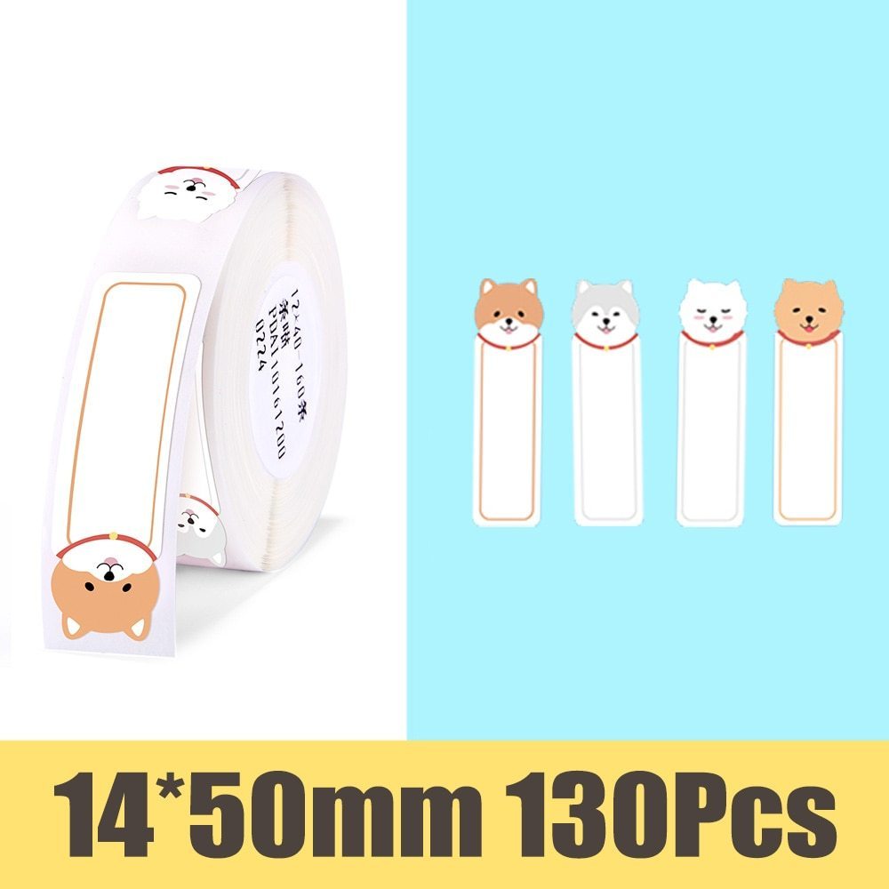 Label Printer Sticker: Blue