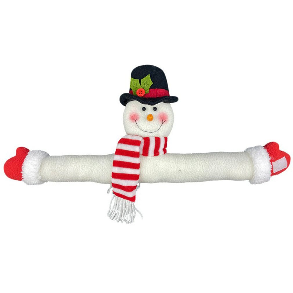 Kerst gordijn gesp cartoon pop decoratie hotel restaurant decoratie poppen gesp raamhanger: Sneeuwman