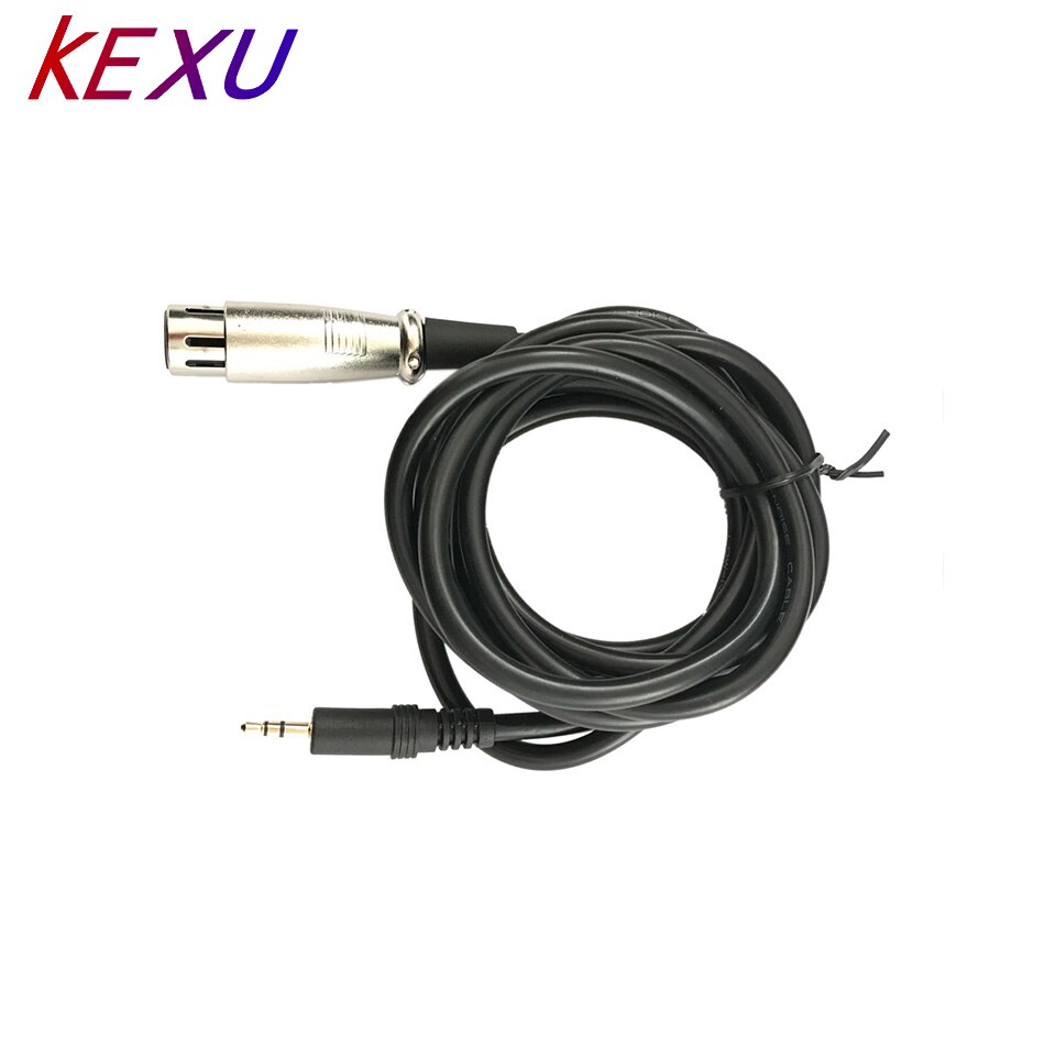 KEXU Professionele Condensator Microfoon Draad-XLR FEMALE naar 3.5mm Jack 2.5 M Microfoon Kabel Voor BM800 Microfoon Kabel