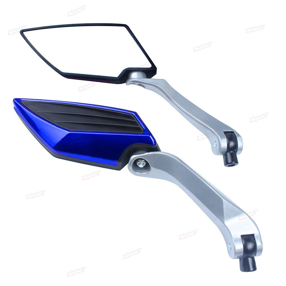 For Suzuki GSX 600 F GSR 600 750 Bandit 650 125 Universal Motorcycle Rearview Mirror Cafe Racer Scooter Aluminum Side Mirrors