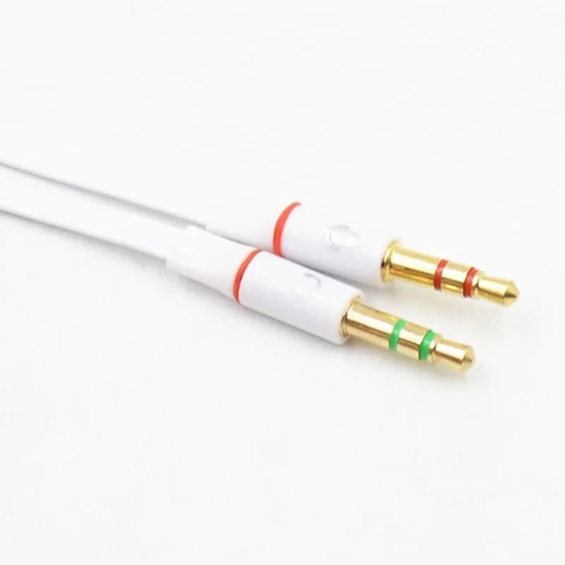 Adaptateur TRRS 3.5mm, 2 mâles, 1 femelle, Mini prise Jack 3.5mm, séparateur à 4 broches, Audio stéréo, Microphone, prise de câble plat vers connecteur 2 3 broches