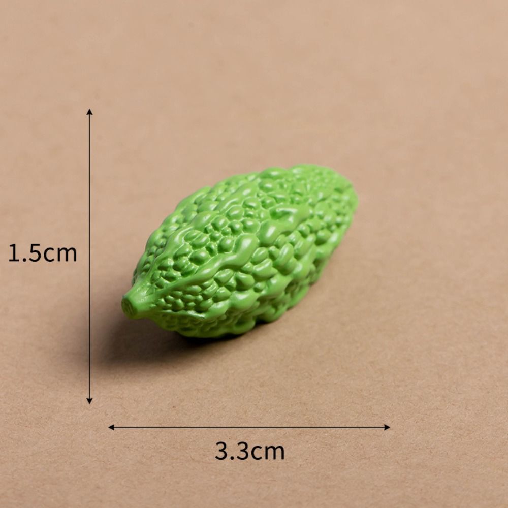 Simpatico simulazione di verzura artigianali mini verzura artificiali Decorazioni fai da te miniatura di figurina di verzura realistiche: Fluorescenza Gialla