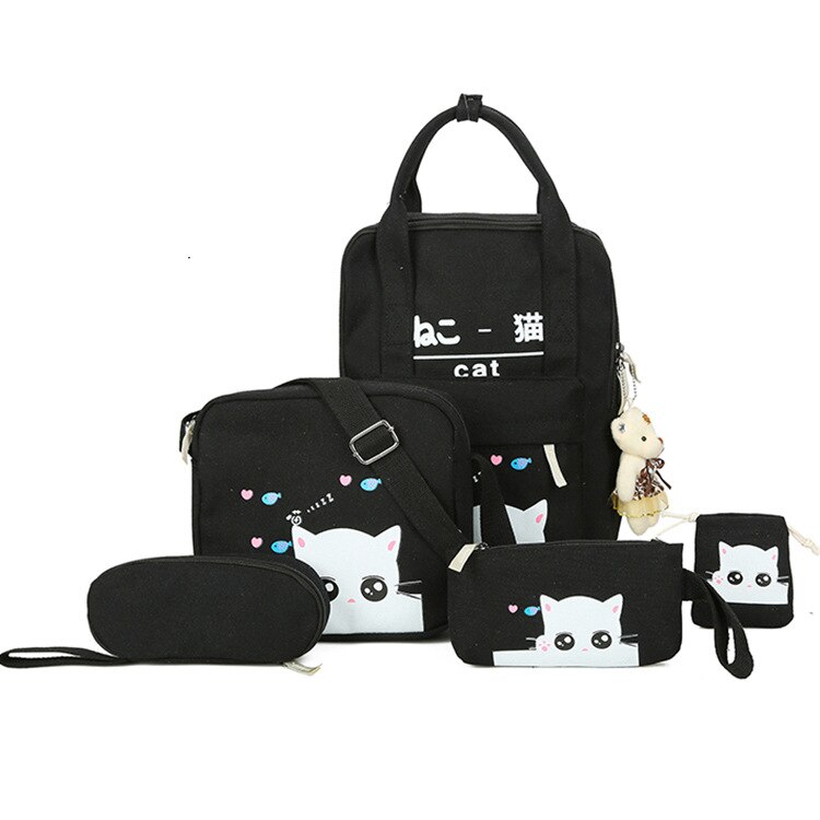 Satchel school bags 4 set /pcs School orthopedic satchel Backpacks for children School bag for girls mochilas escolares infantis: 03