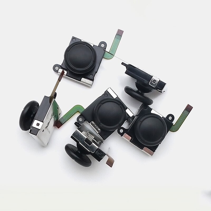 5 stk erstatning 3d analog rocker joystick til nintendo switch controller ns gamepad joycon game pad